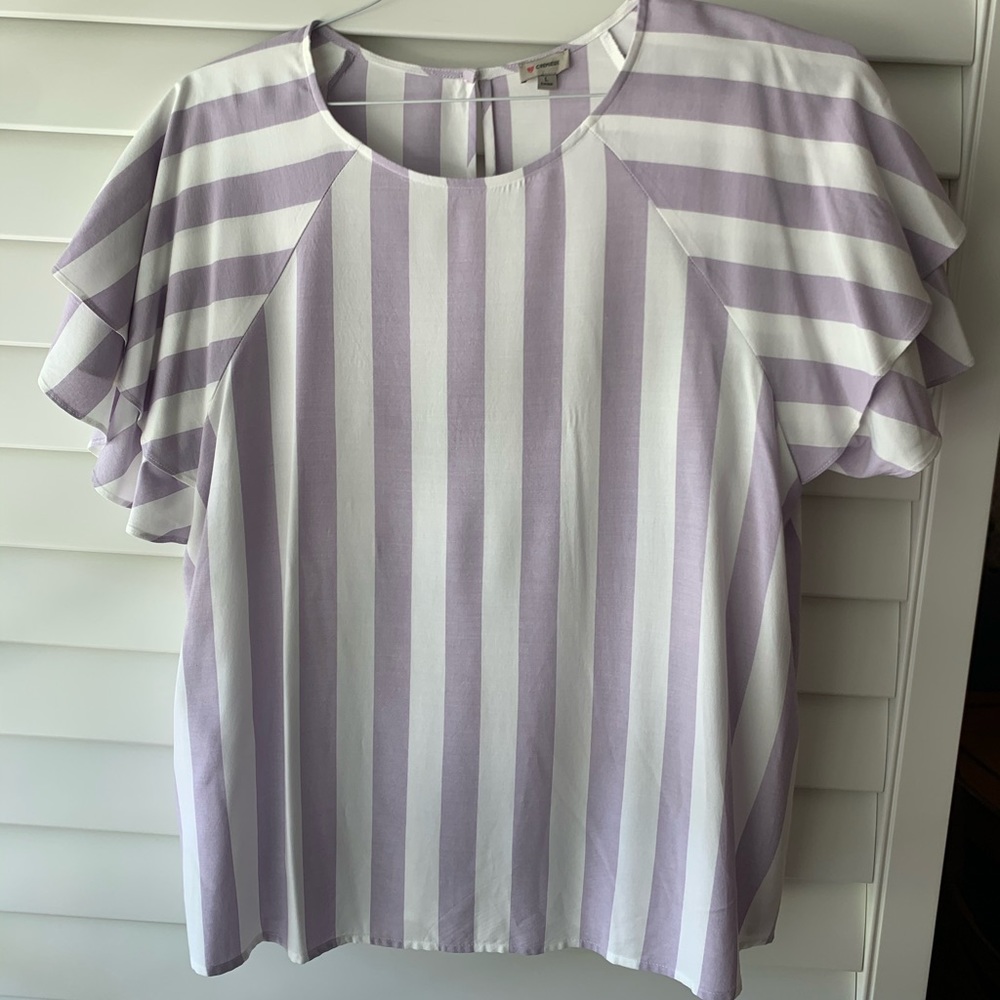 Cremieux striped shirt